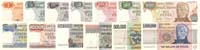 Argentina - Set of 13 Notes - 1980s dated Foreign Paper Money